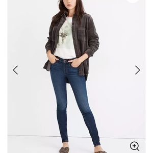 Madewell 8”skinny jeans